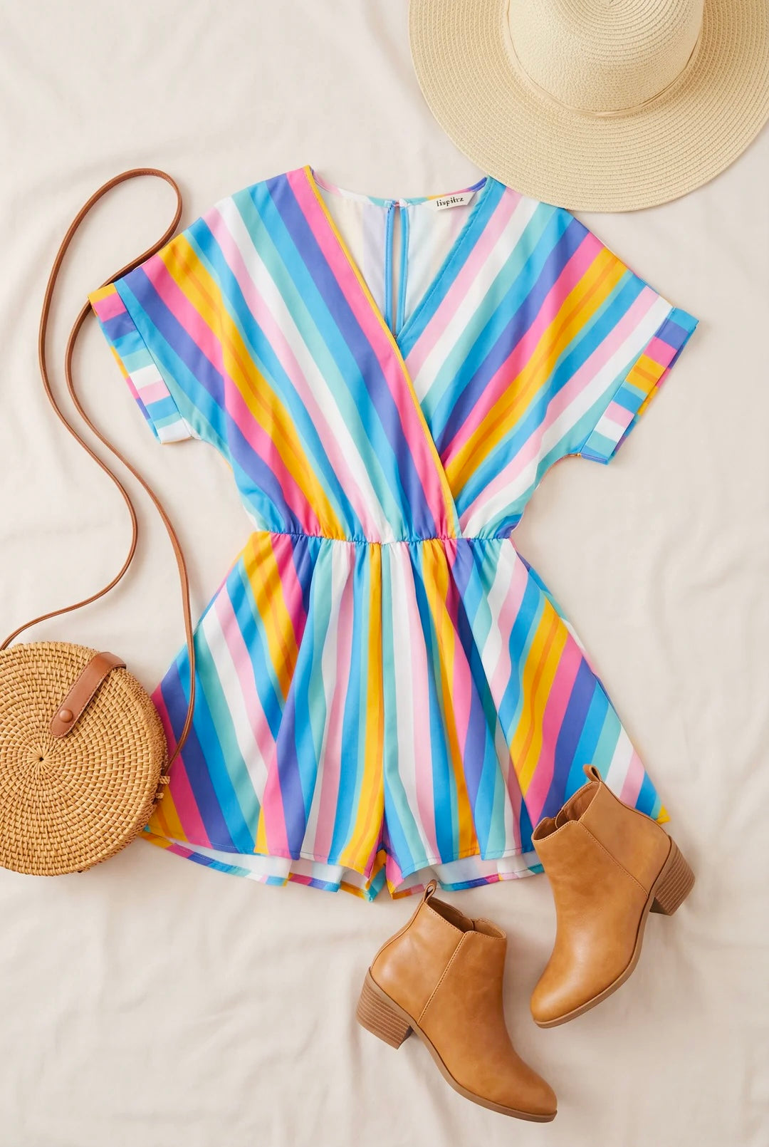 Rainbow Road Romper (S-L)