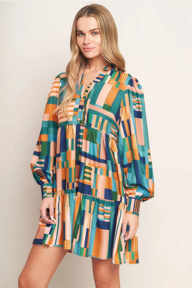 Harvest Harmony Mini Dress (S-L)