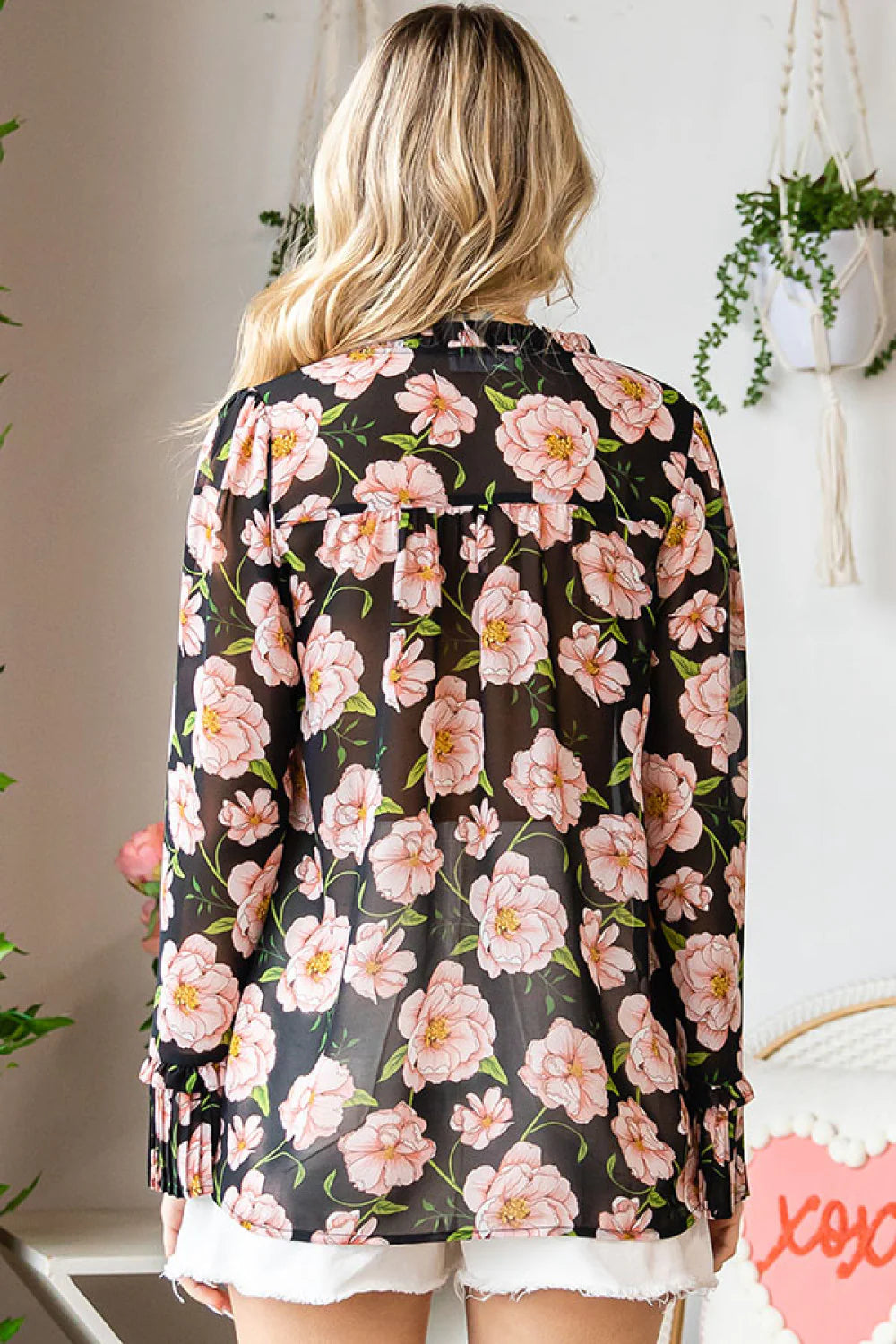 Rosé Garden Top (1X-3X)