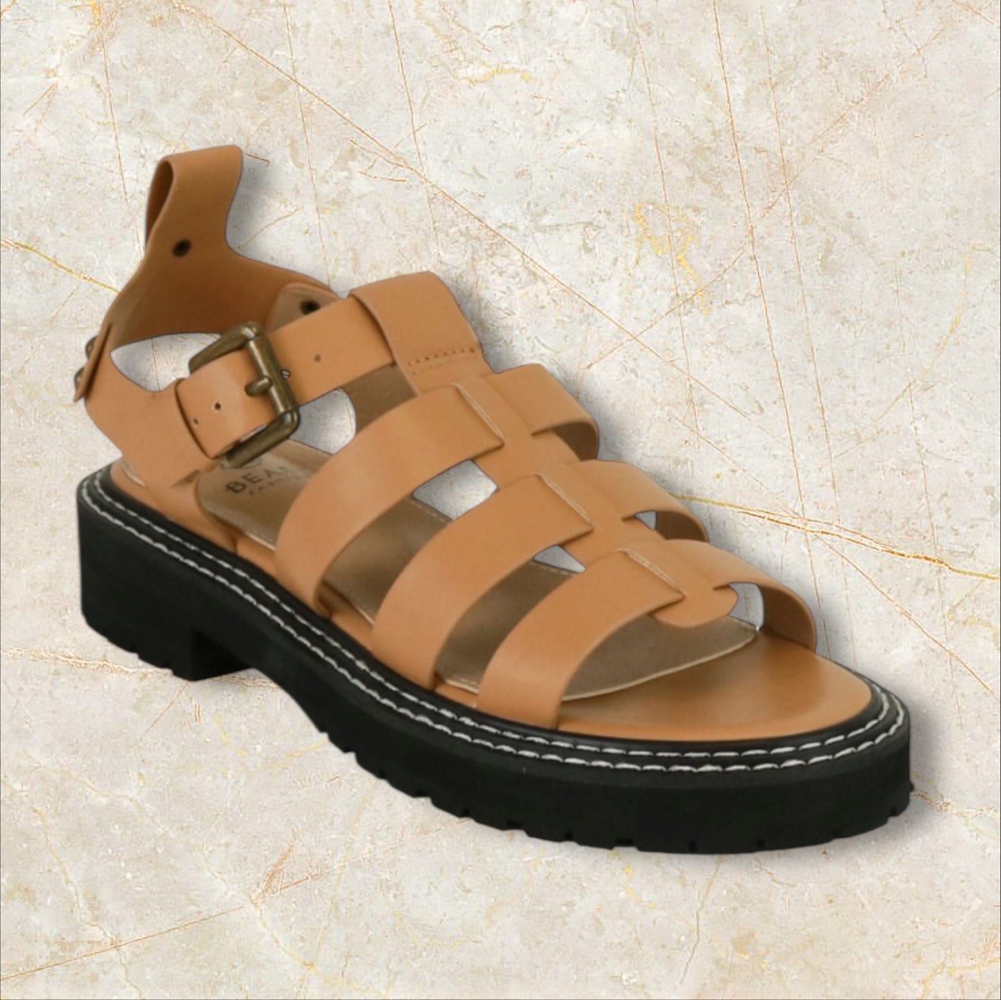 Sunlit Stride Strappy Sandals