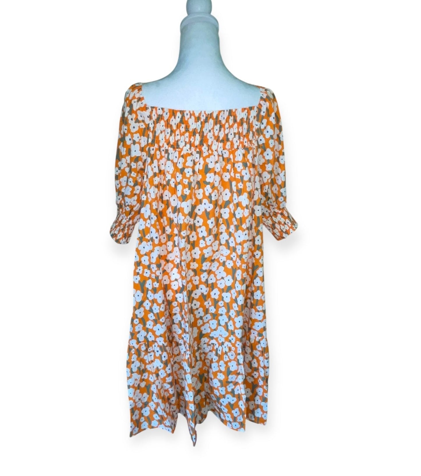 Sunshine Bloom Curvy Mini Dress (1X-3X)