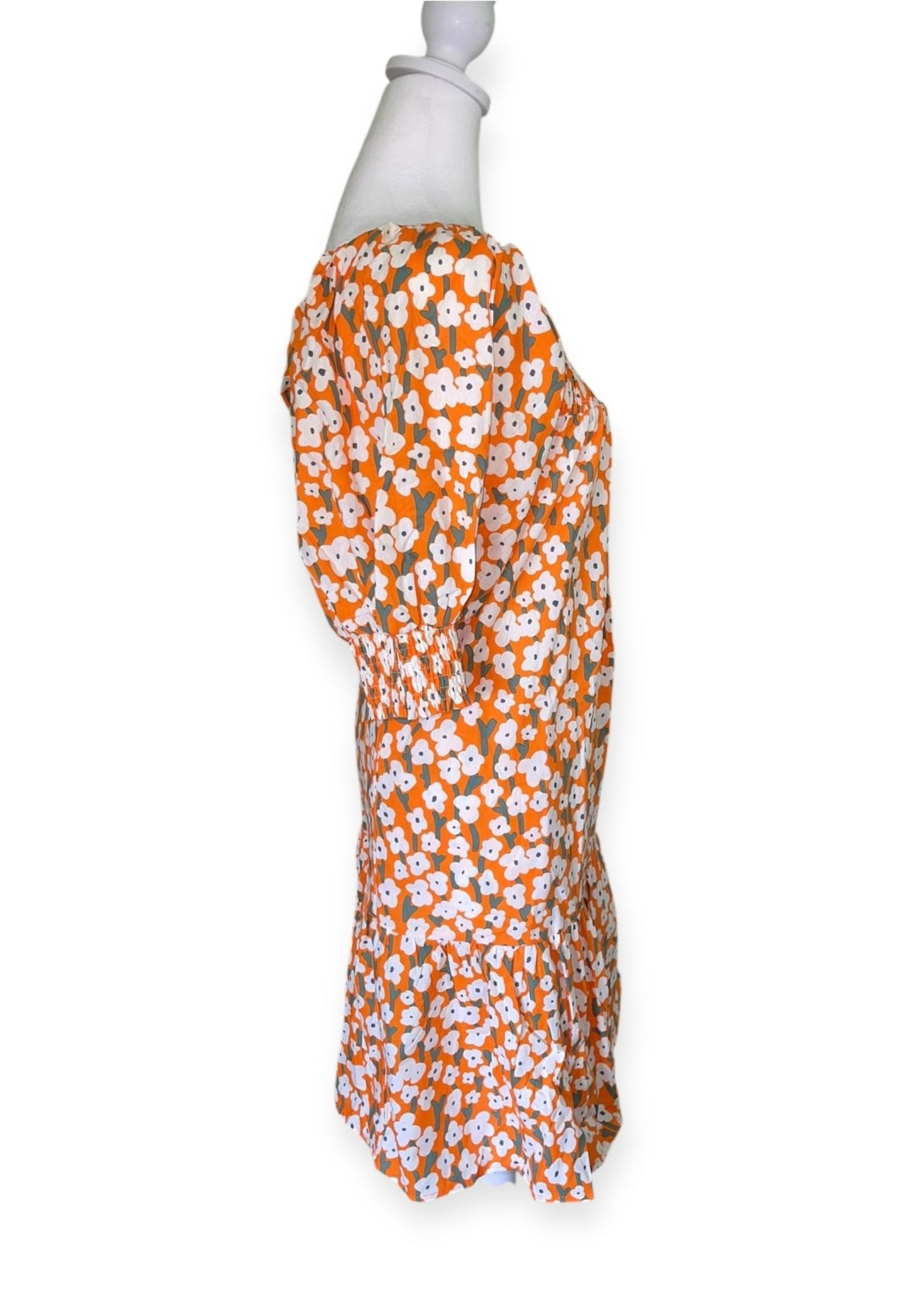 Sunshine Bloom Curvy Mini Dress (1X-3X)