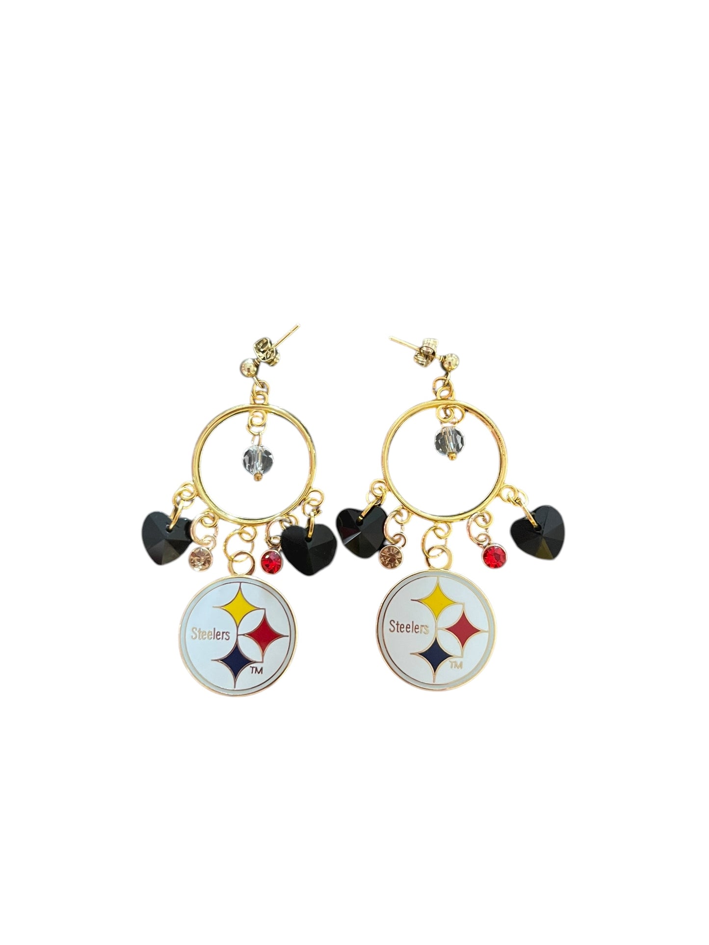 Steel City Sparkle Hoops