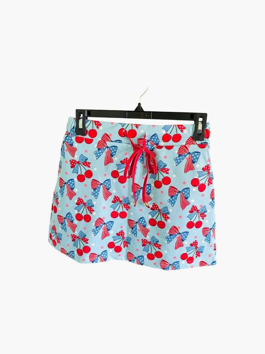 Cherry Americana Blue Skort (S-XL)