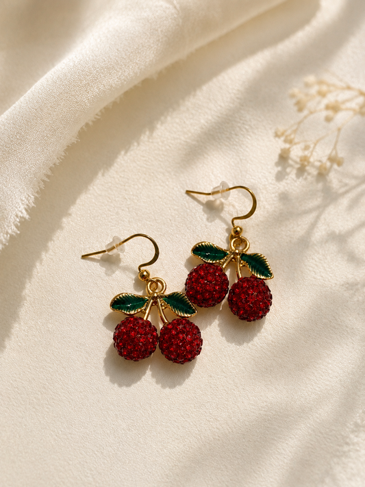 Glamorous Cherry Earrings
