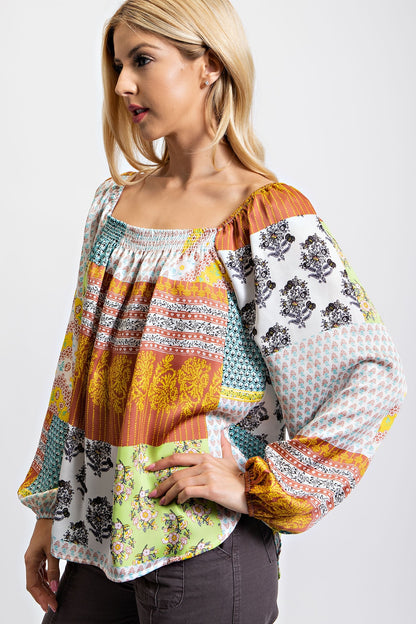 Bohemian Daydream Long Sleeve Top (S-L)