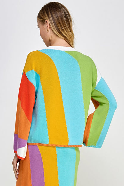 Colorwave Strip Knit Set (S-L)