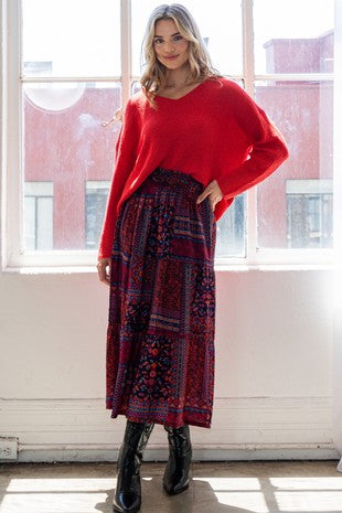 Free Spirit Maxi Skirt (S-3X)