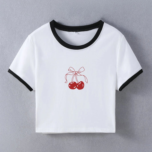 Cherry On Top Baby Tee (S-L)