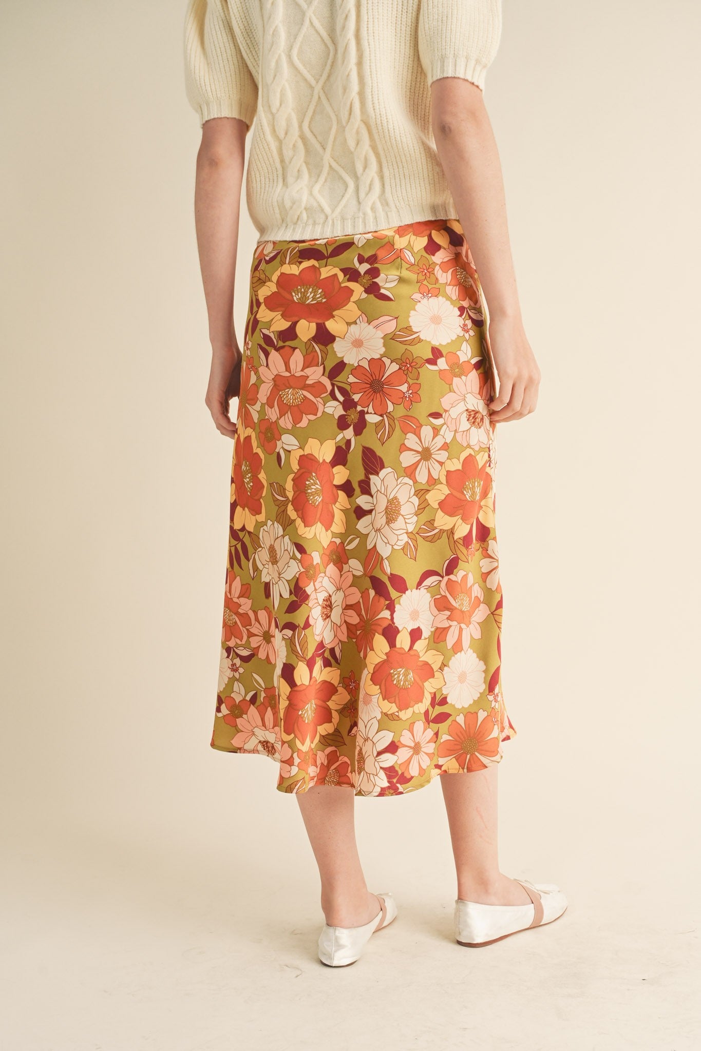 Harvest Bloom Midi Skirt (S-L)