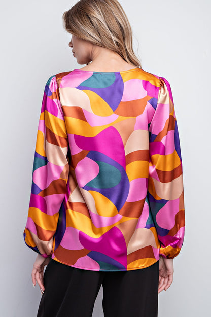 Autumn Sunset Blouse (S-L)