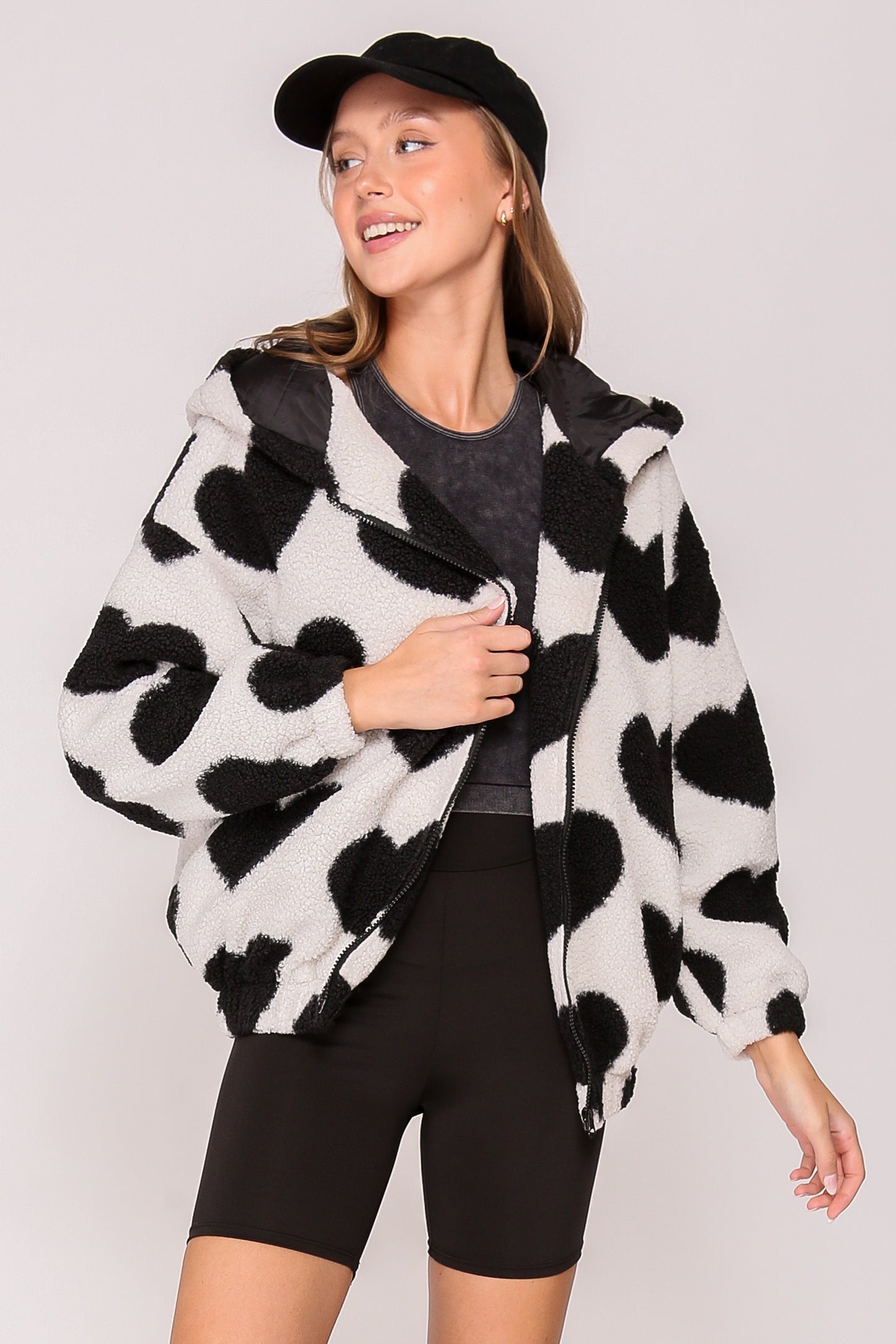 Love in Black & White Cozy Jacket (S-L)