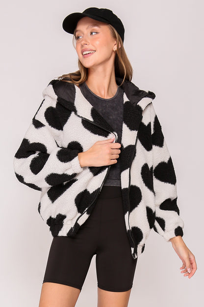 Love in Black & White Cozy Jacket (S-L)