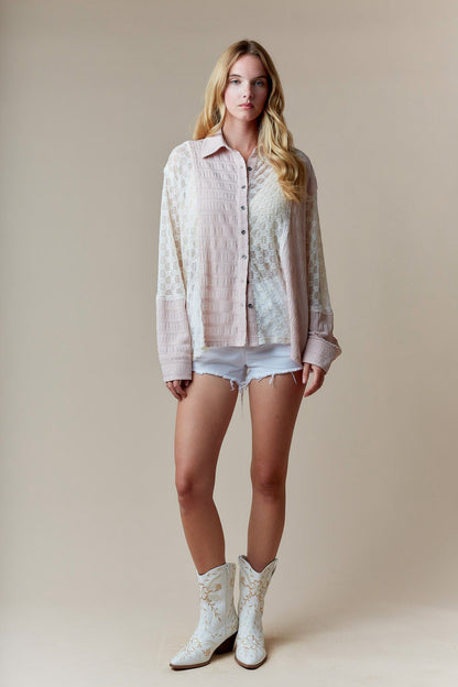 Blush & Lace Daydream Button-Up (S-L)