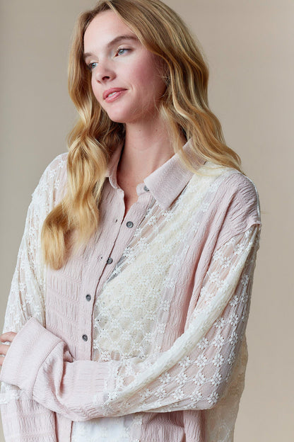 Blush & Lace Daydream Button-Up (S-L)