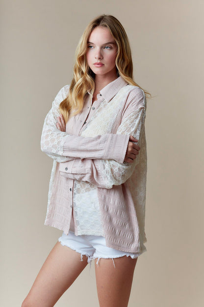 Blush & Lace Daydream Button-Up (S-L)