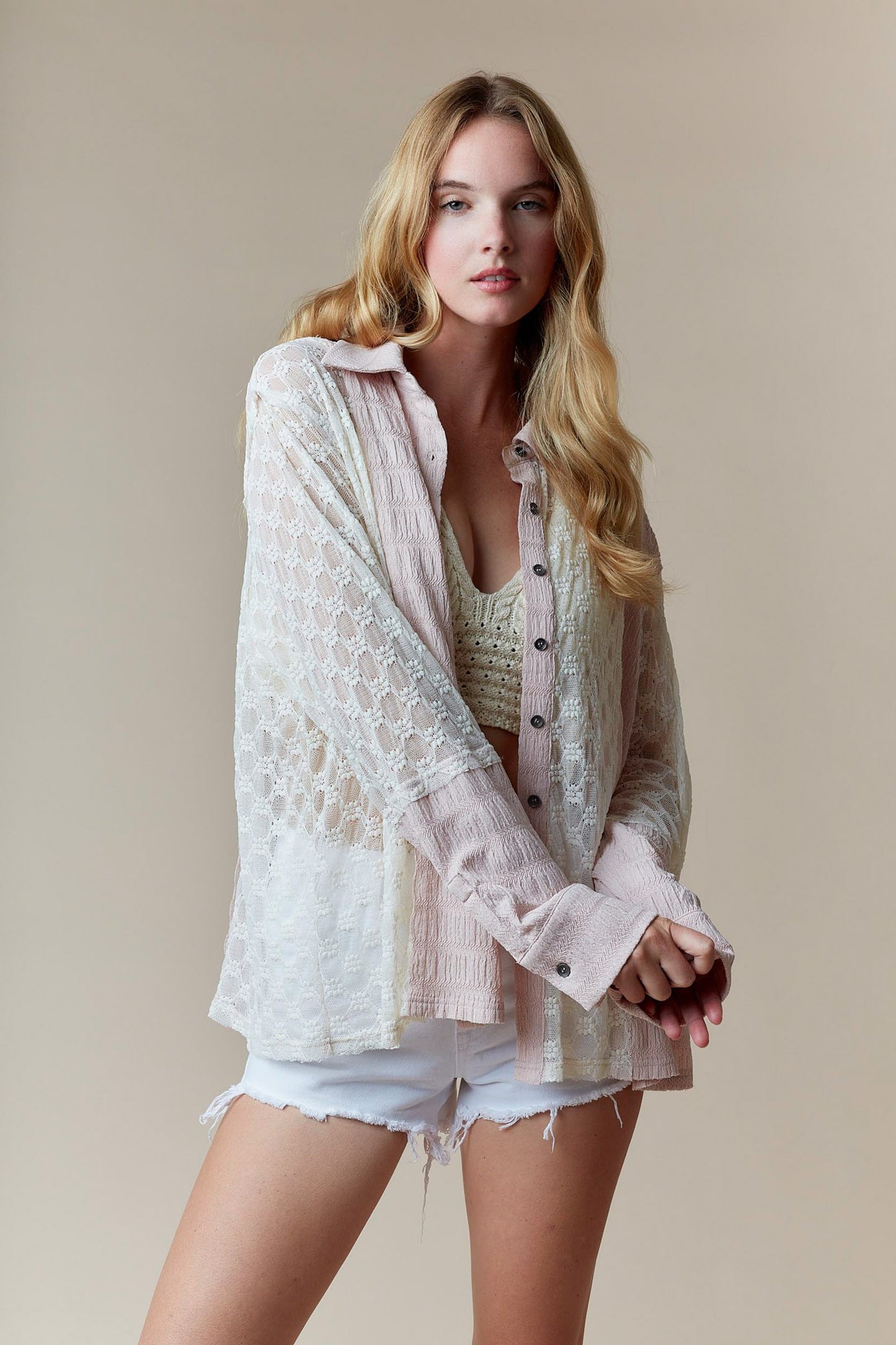 Blush & Lace Daydream Button-Up (S-L)