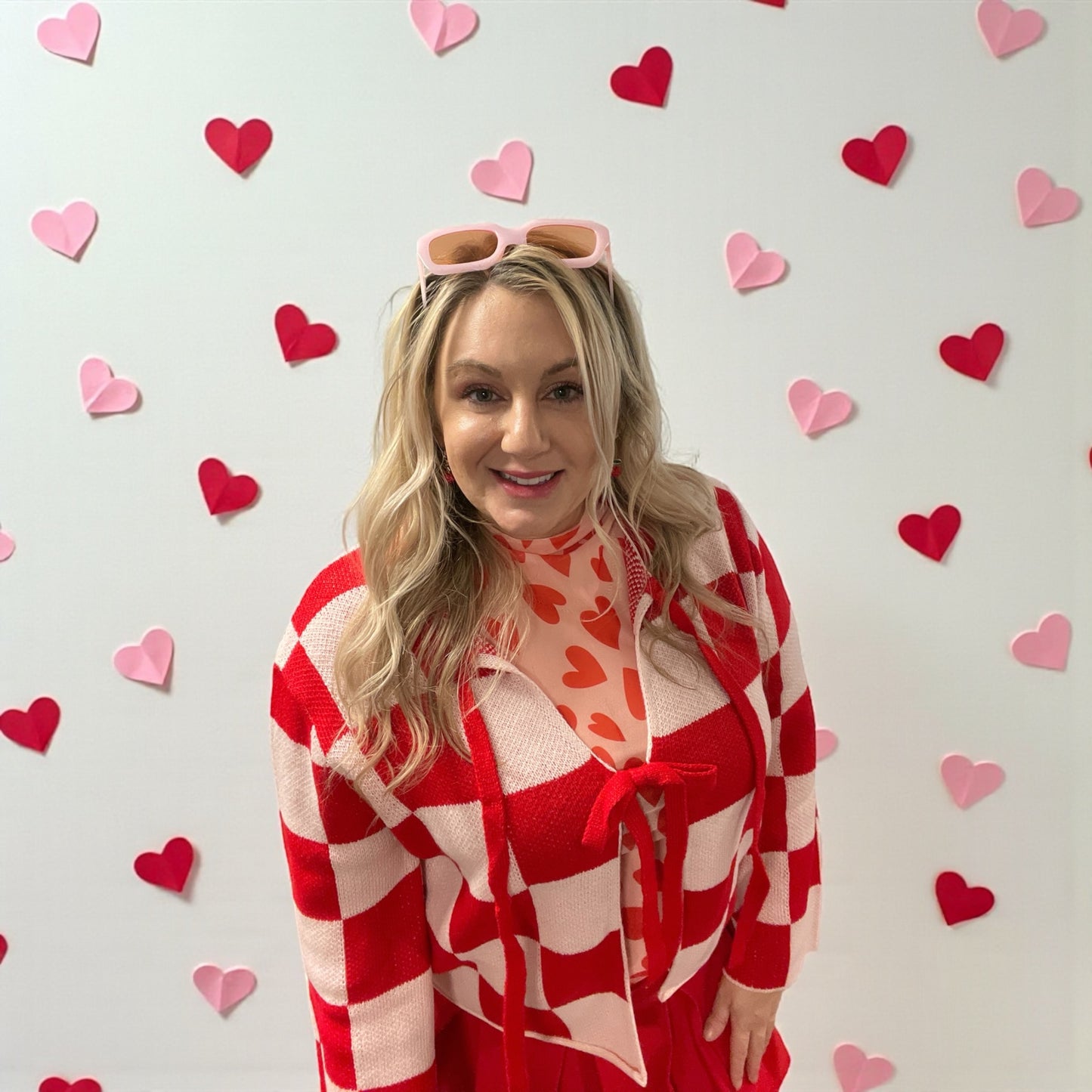 Love All Over Mesh Top (S-3X)