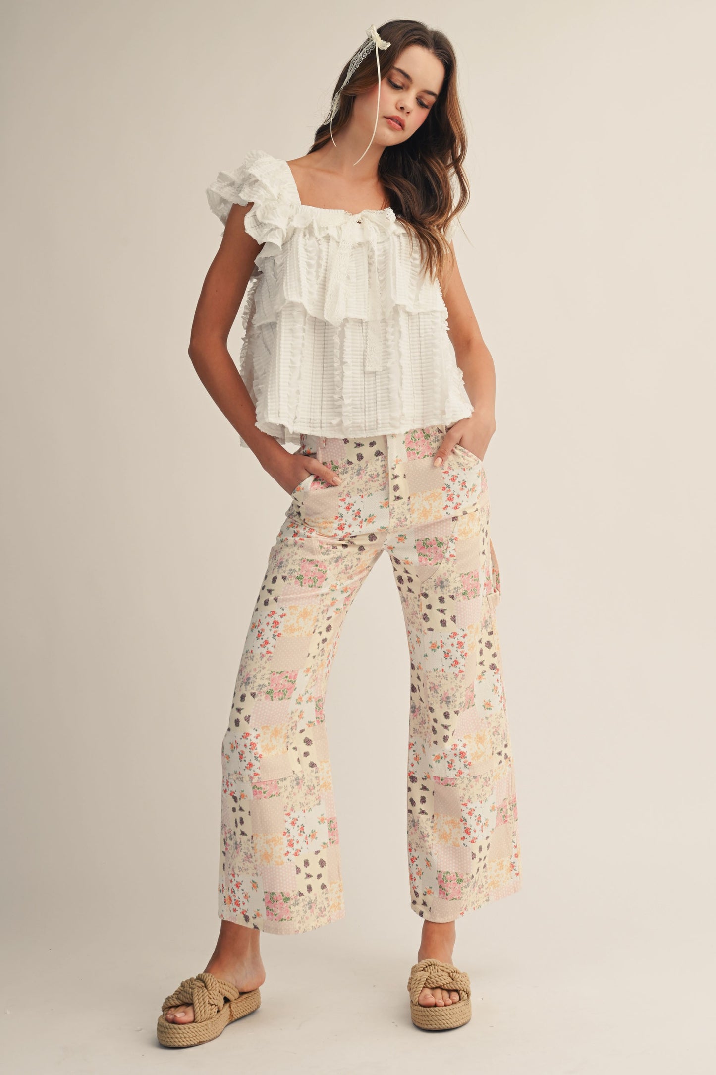Patchwork Petal Pants (S-XL)