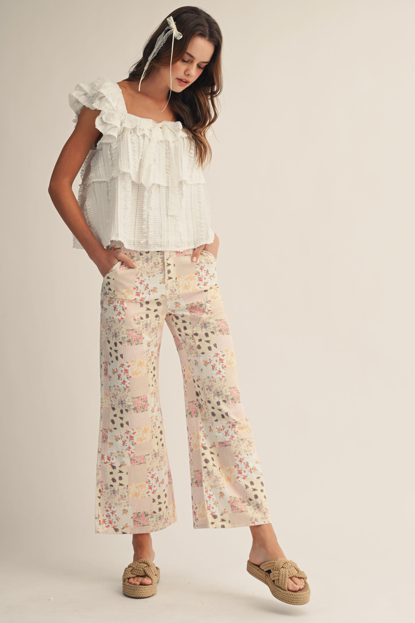 Patchwork Petal Pants (S-XL)