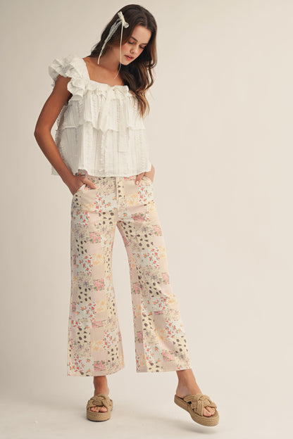 Patchwork Petal Pants (S-XL)