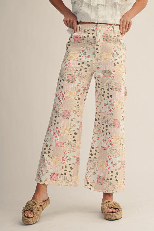 Patchwork Petal Pants (S-XL)