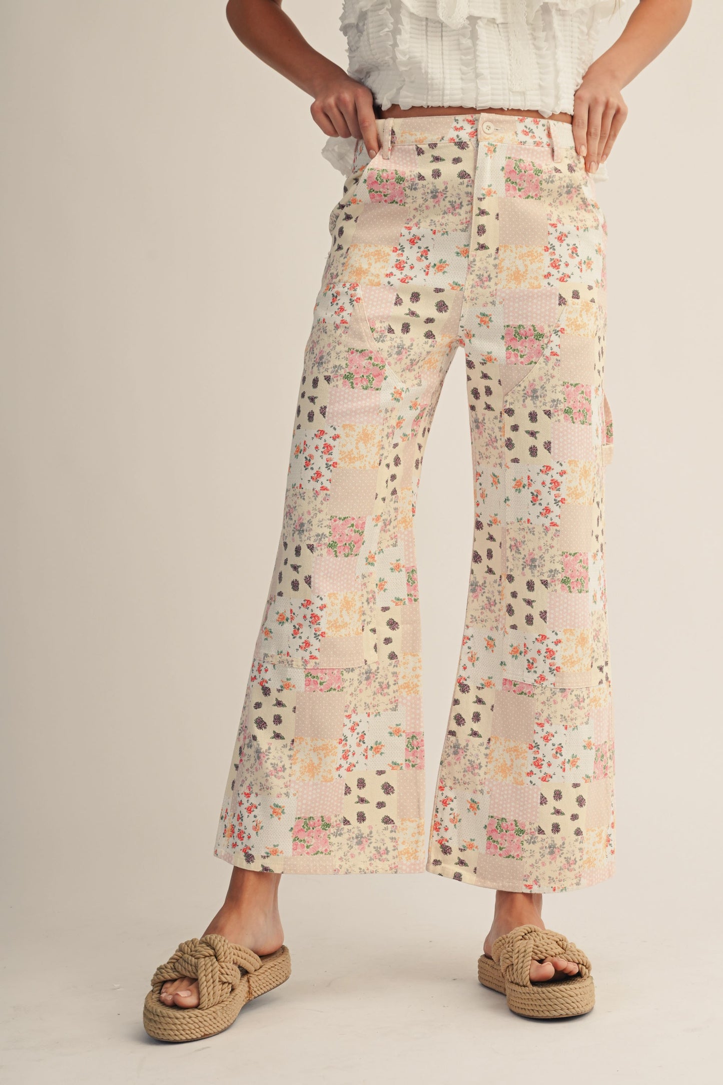 Patchwork Petal Pants (S-XL)