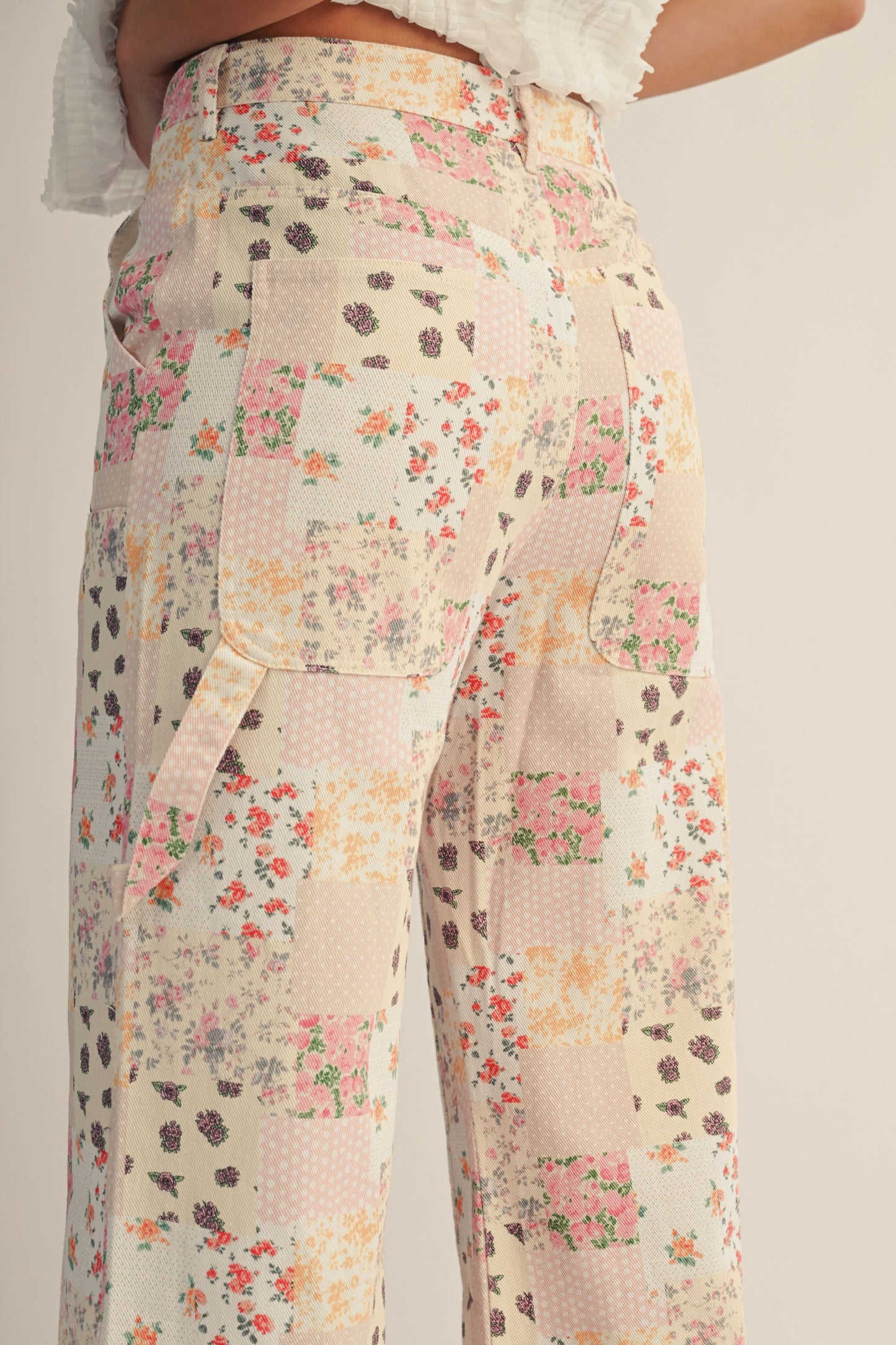 Patchwork Petal Pants (S-XL)