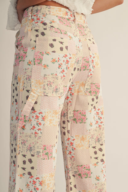 Patchwork Petal Pants (S-XL)