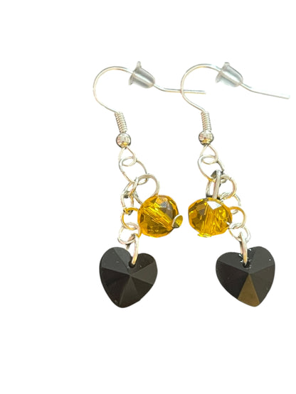 Heart of PGH Dangle Earrings