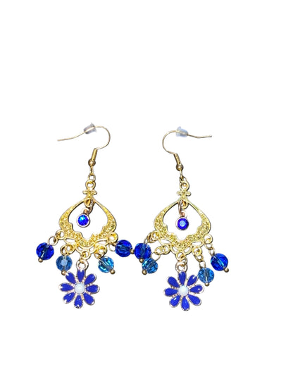 Blue Moon Daisy Earrings
