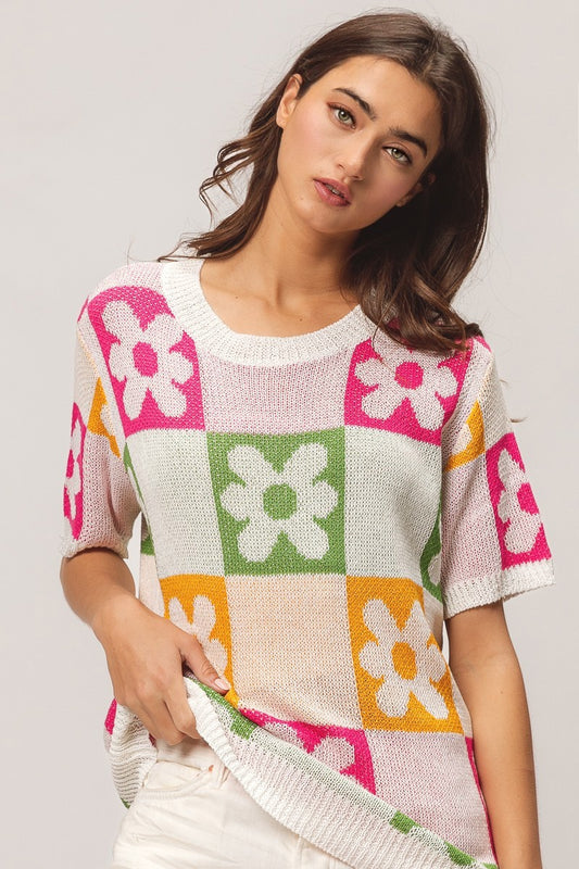 Flower Power Sweater (S-XL)