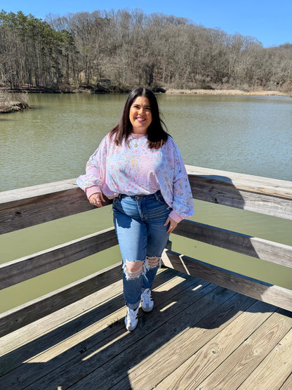 Sweet Picnic Patchwork Pullover (S-3X)