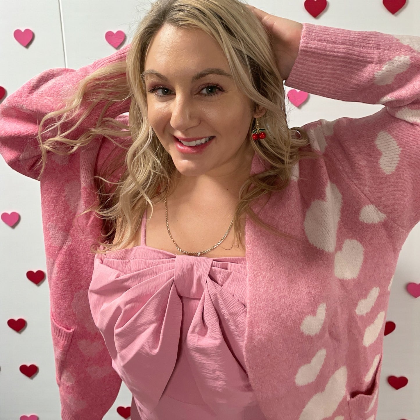 Two Sides of Love Heart Cardigan (S-3X)