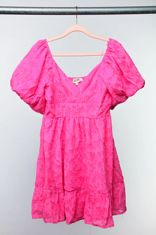 Think Pink Mini Dress (S-L)