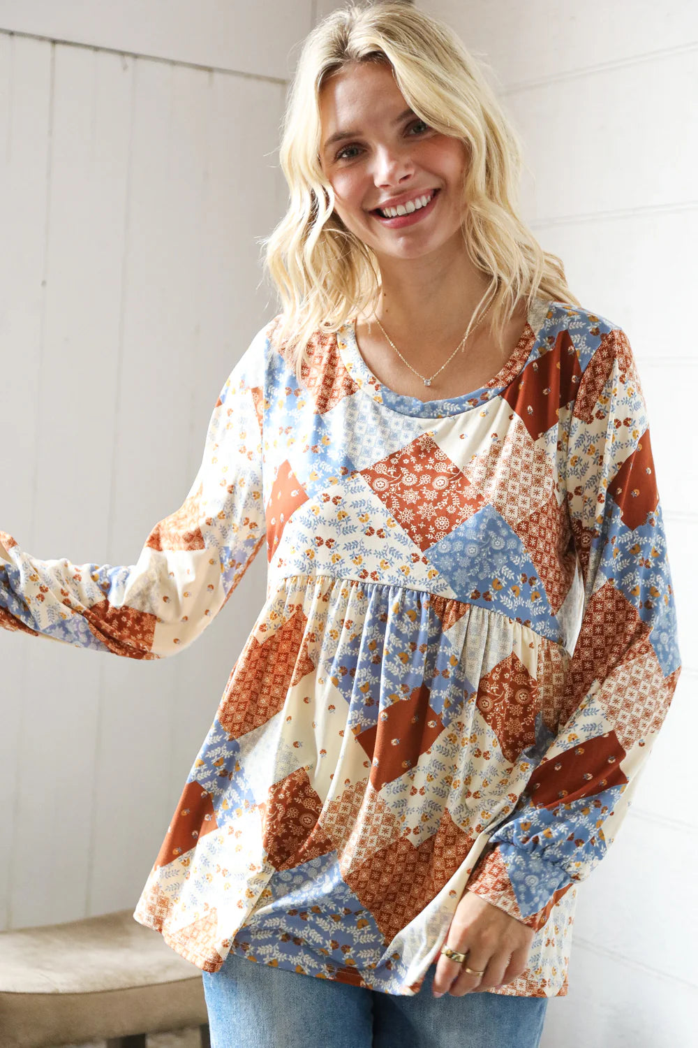 Harvest Daydream Babydoll Top (S-L)