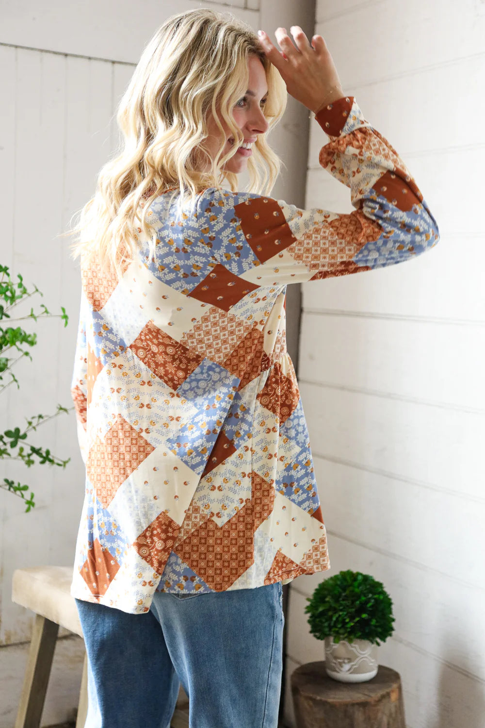 Harvest Daydream Babydoll Top (S-L)