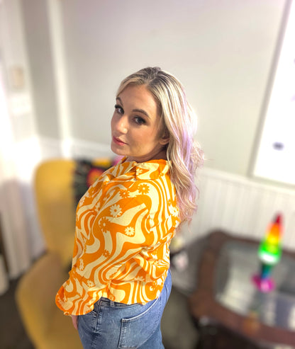 Sunshine State of Mind Button Up Blouse (S-L)
