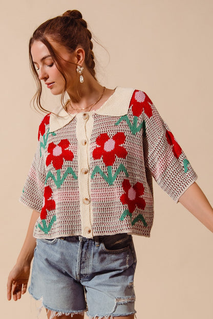 Daisy Days Cardigan (S-XL)