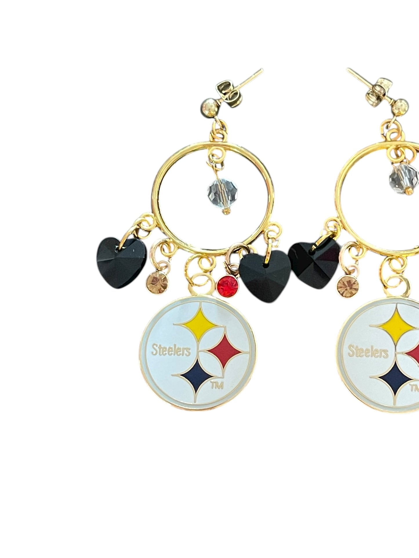 Steel City Sparkle Hoops