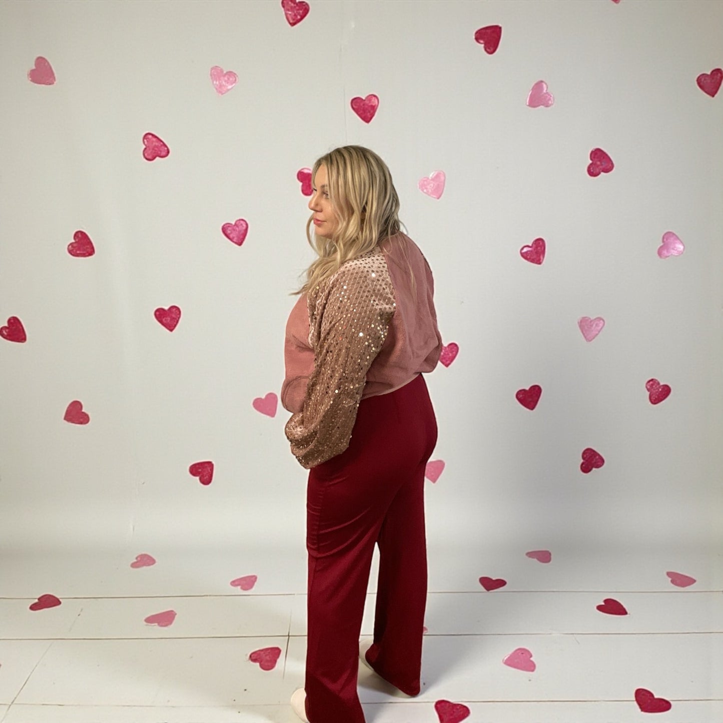 Forever Yours Scarlet Pleated Pant (S-L)