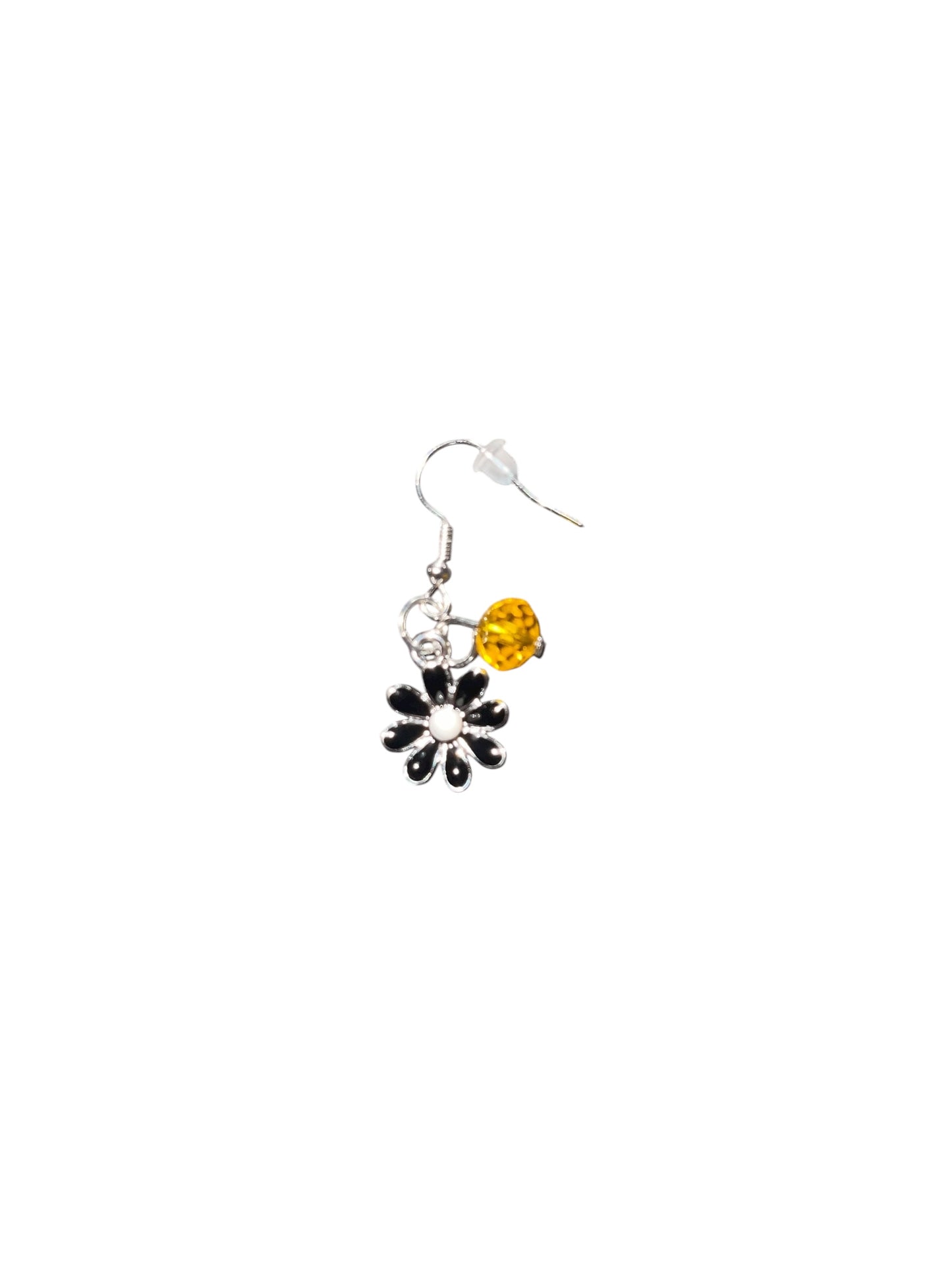 Hazy Daisy x PGH Black Dangle Earrings