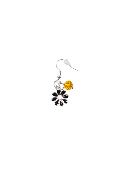 Hazy Daisy x PGH Black Dangle Earrings