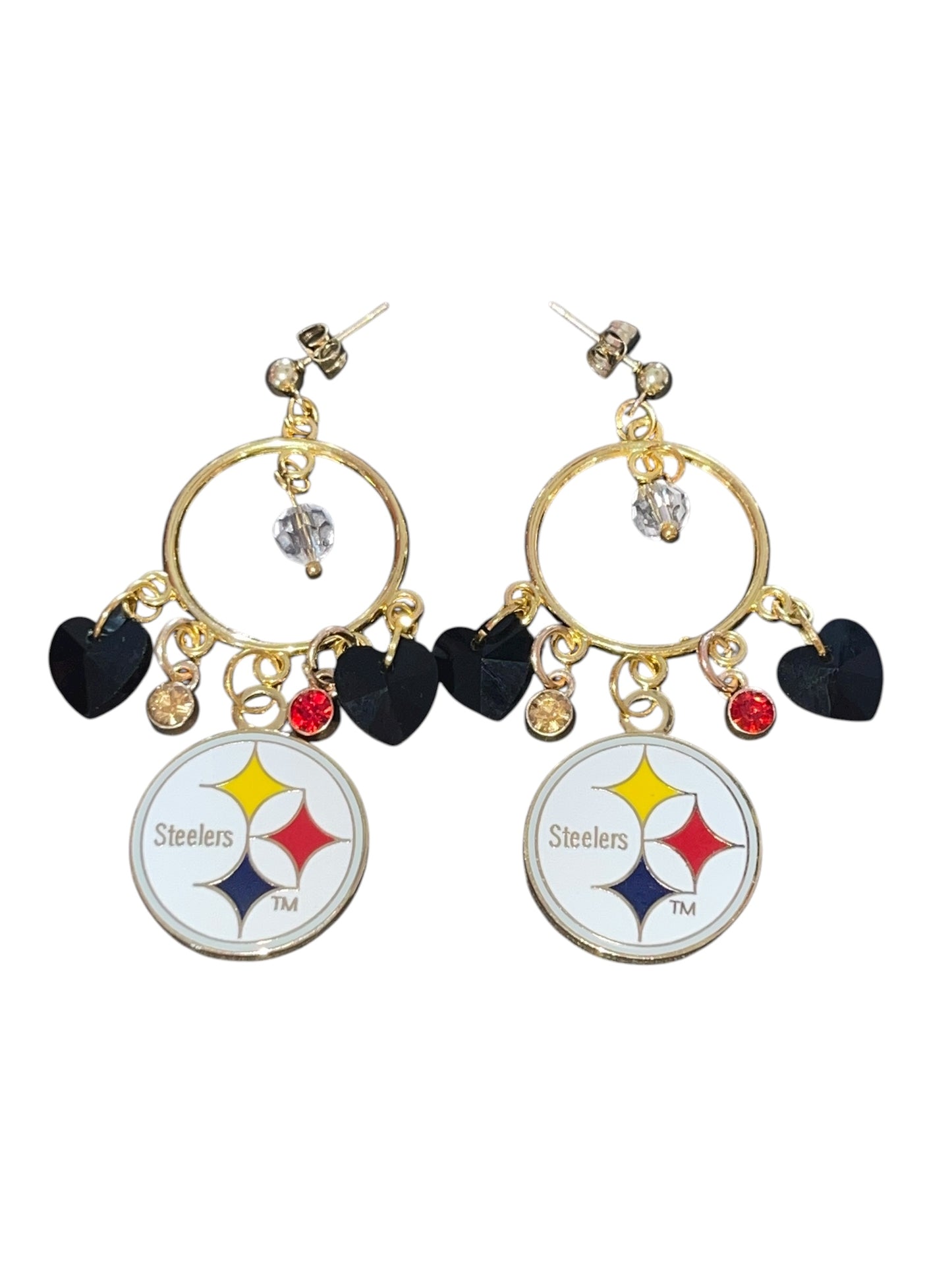 Steel City Sparkle Hoops