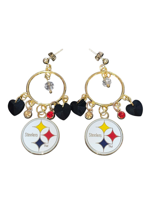 Steel City Sparkle Hoops
