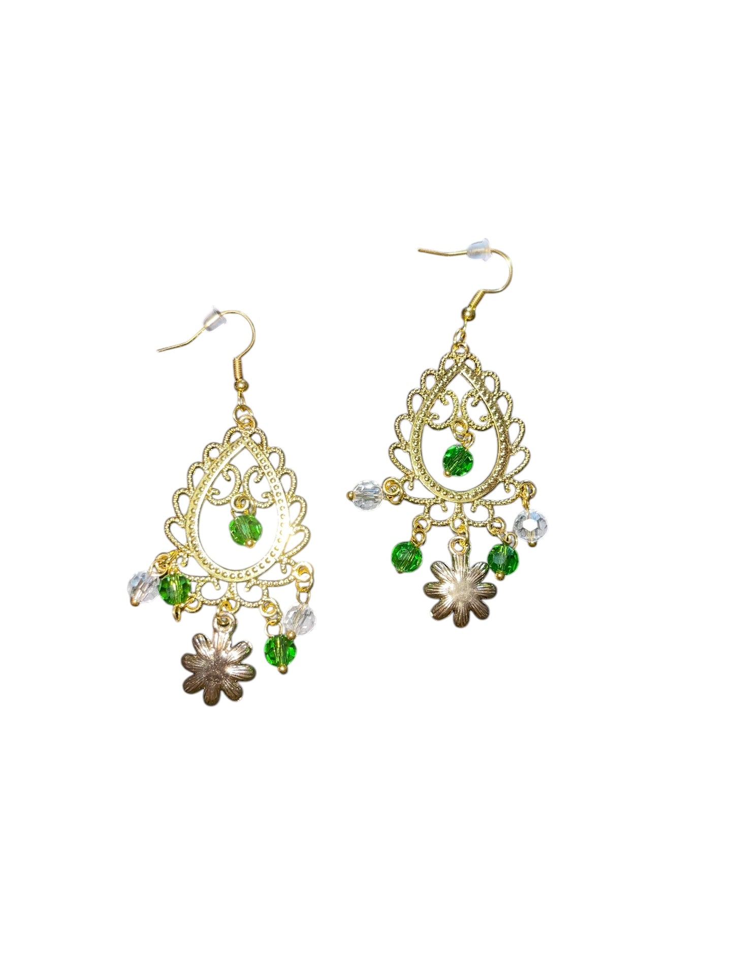 Hazy Daisy Vintage Christmas Bloom Earrings