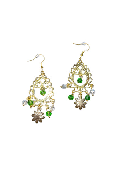 Hazy Daisy Vintage Christmas Bloom Earrings
