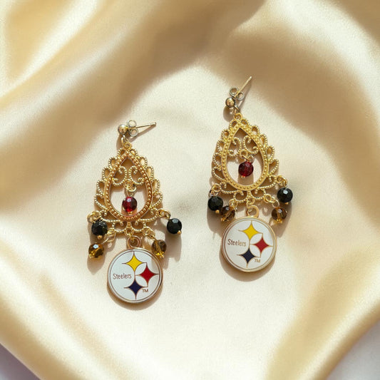 Hazy Daisy Steel City Glam Earrings