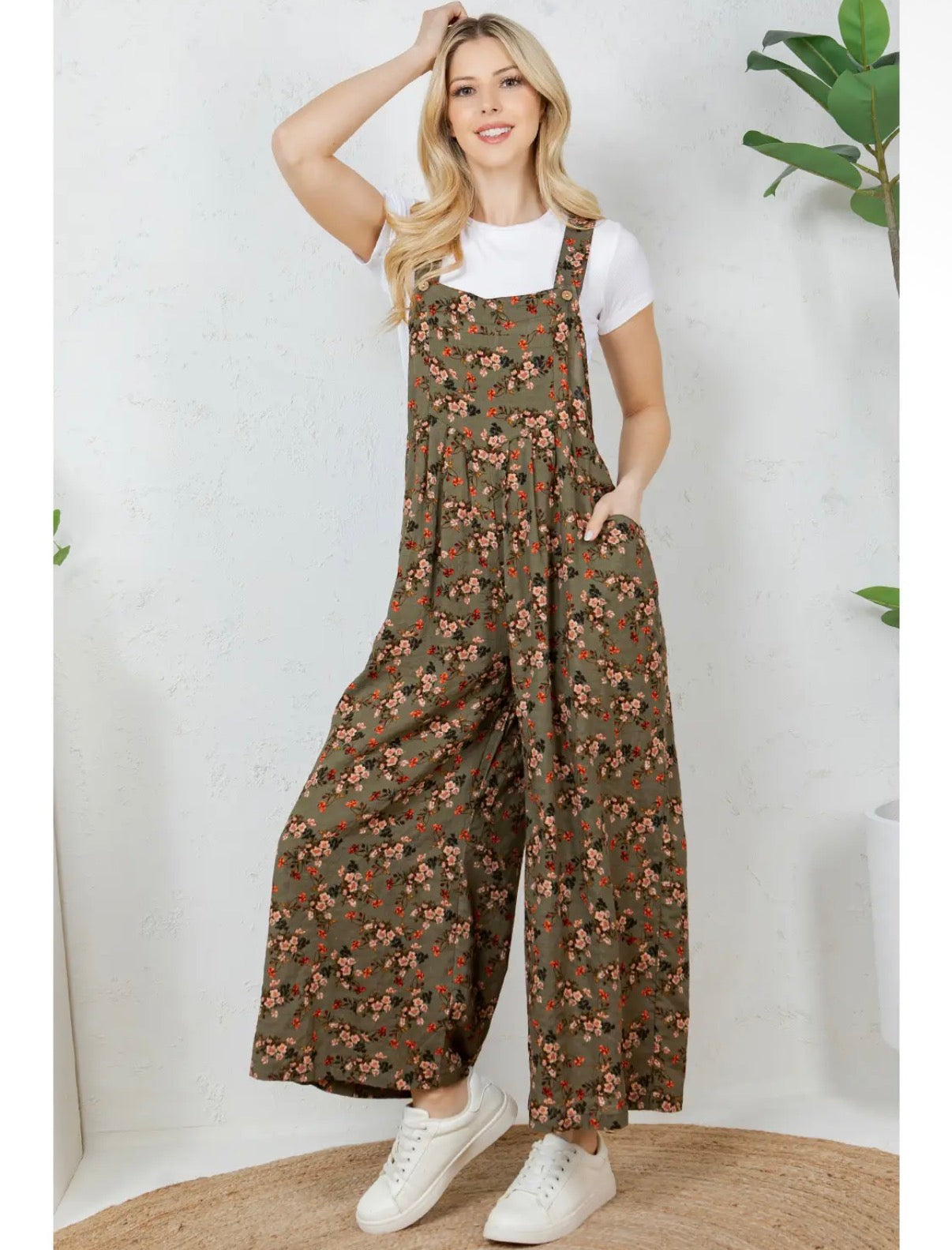 Changing Seasons Floral Jumpsuit (S-XL)
