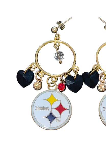 Steel City Sparkle Hoops
